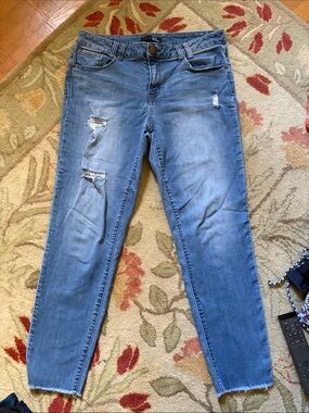 1822 distressed jeans size 14
